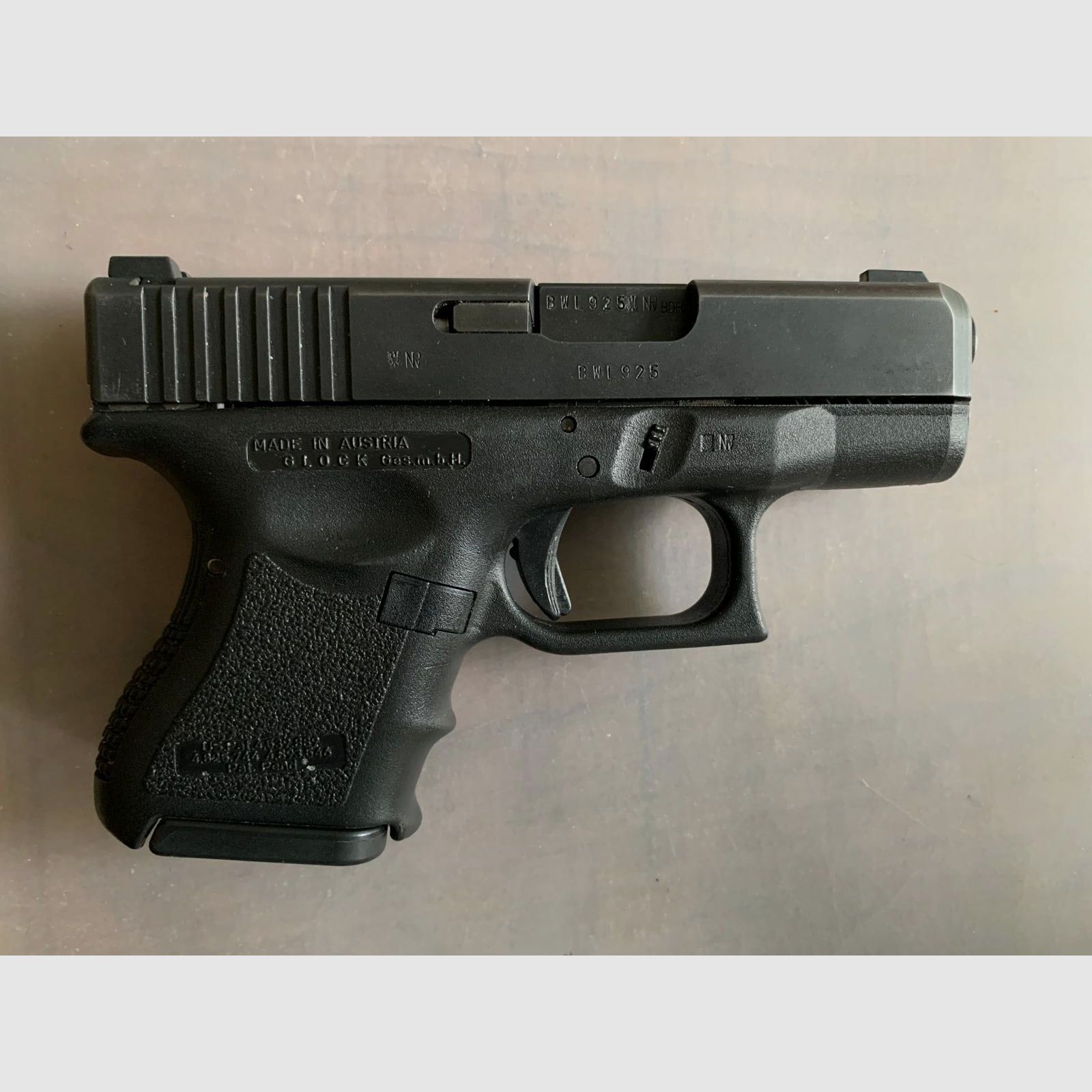 Glock 26, Kal. 9mm Luger
