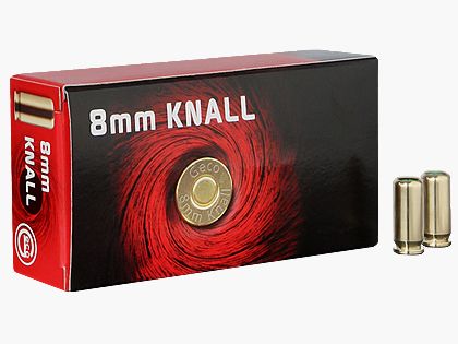 Geco 8 mm blank cartridges, 50 shots