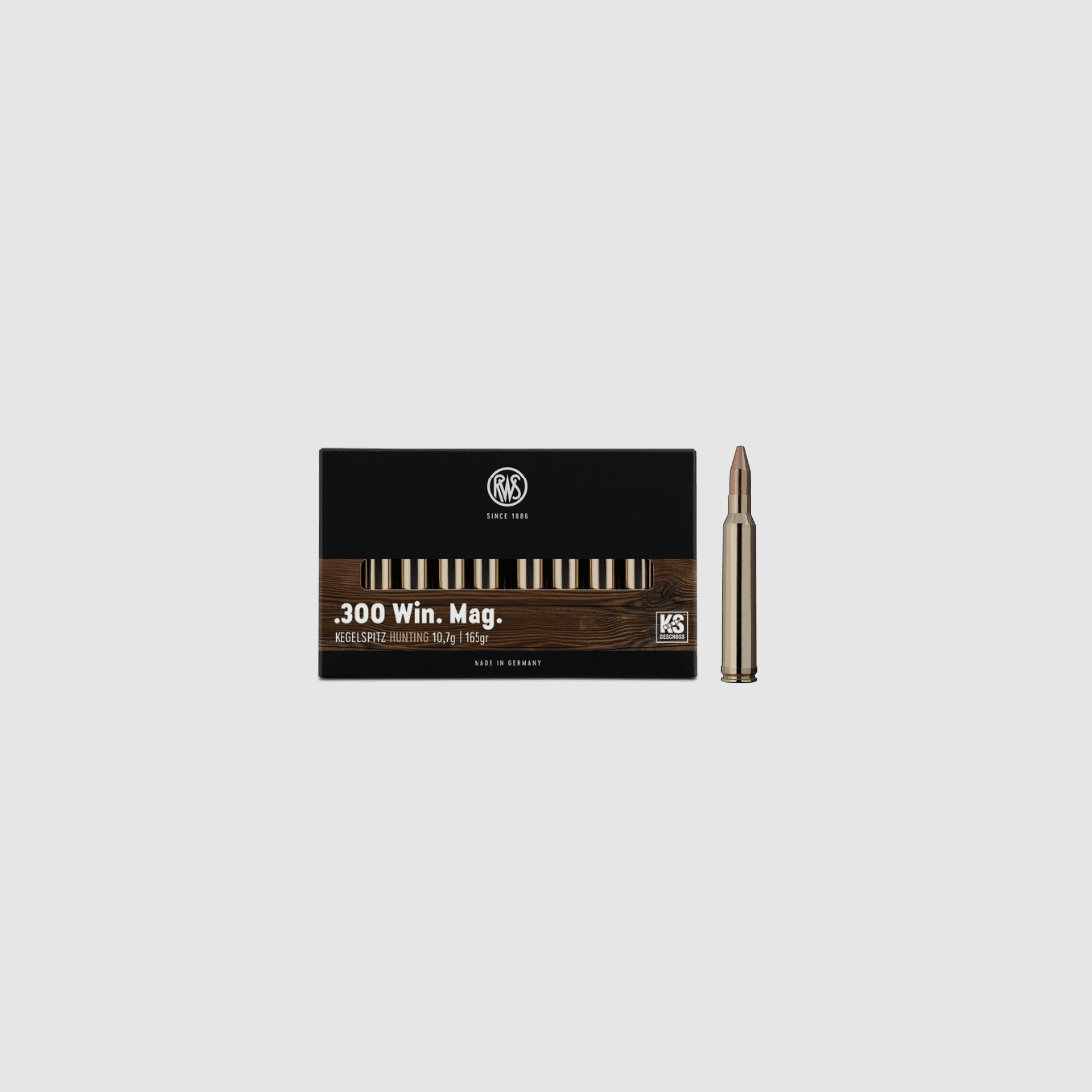 Munition RWS KS cal.300WM 165gr, image 1 sur 2