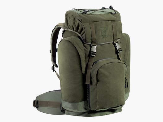 Variable volume backpack with rifle pocket 45/90L