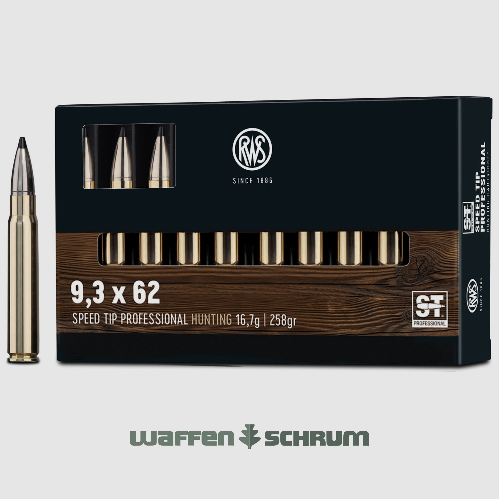 RWS Speed Tip Pro 16,7g - 258gr 9,3x62