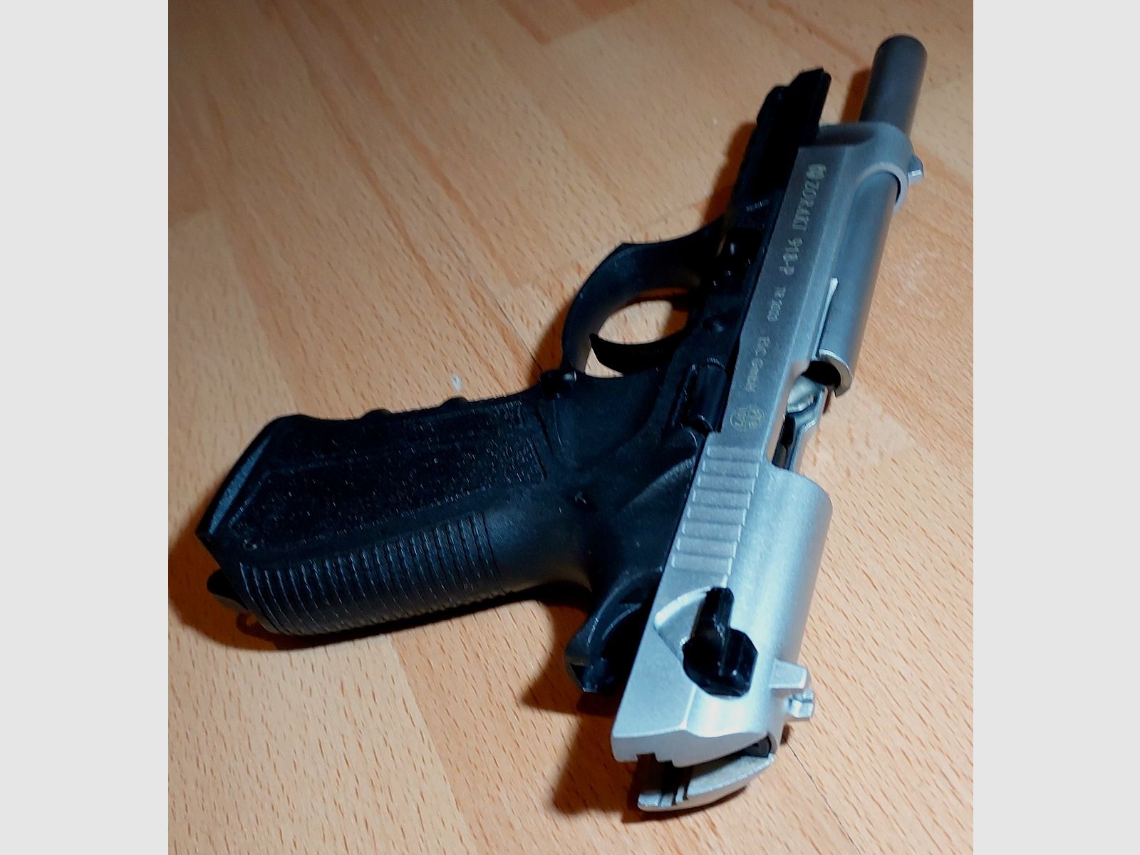 Zoraki 918-P 9mm P.A.K. Matt Chrom (PTB 1072) neuwertig