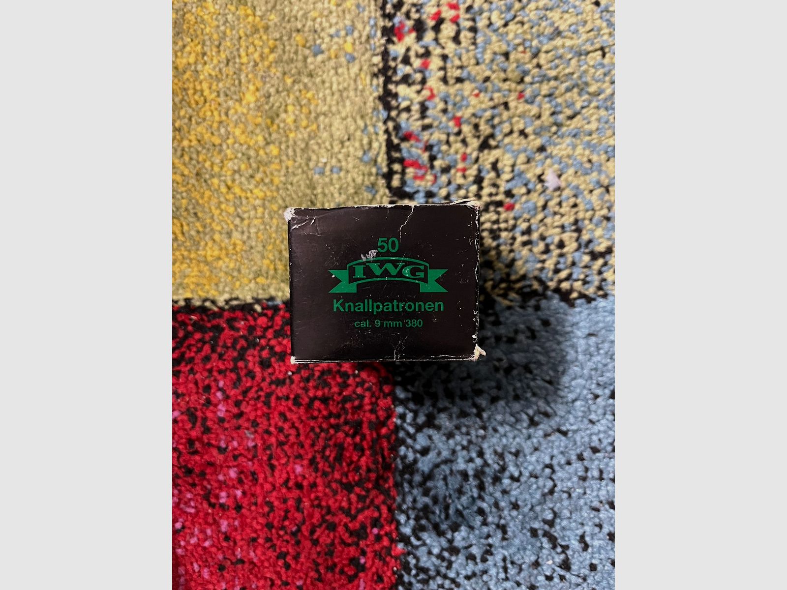 9mm RK blank cartridges IWG - collector!