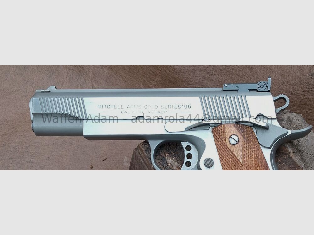 Mitchell Arms, Calif. U.S A 1911 -Gold Series 95, mit Peters Stahl Rampen Lauf