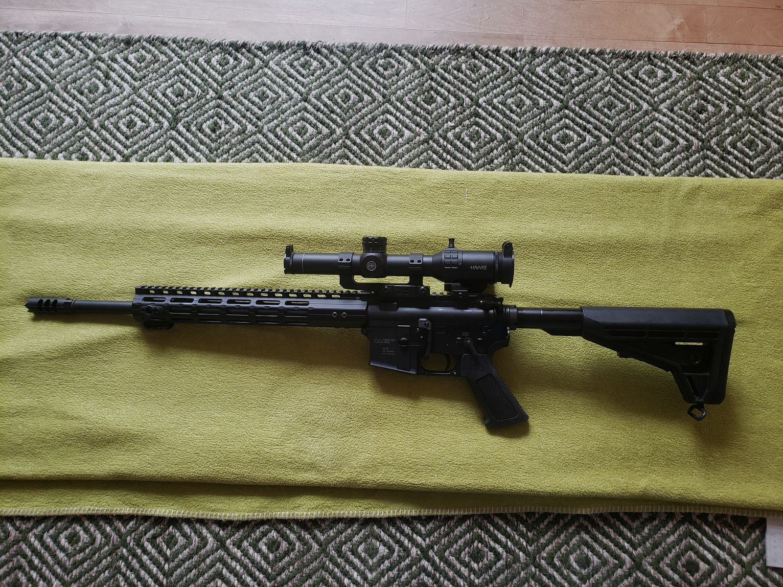 Oberland Arms OA 15 Black Label met Hawke Frontier 30 en Aimpoint H1, afbeelding 4 van 17