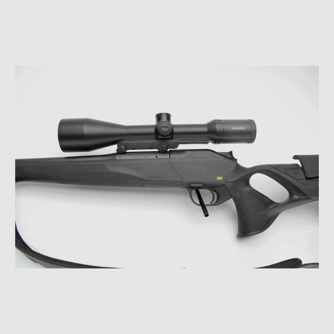 Rep Büchse Blaser R8 Ultimate Kal. 8,5x55 Blaser mit Kahles Helia 2,4-12x56 Pfandversteigerung 17.7.25