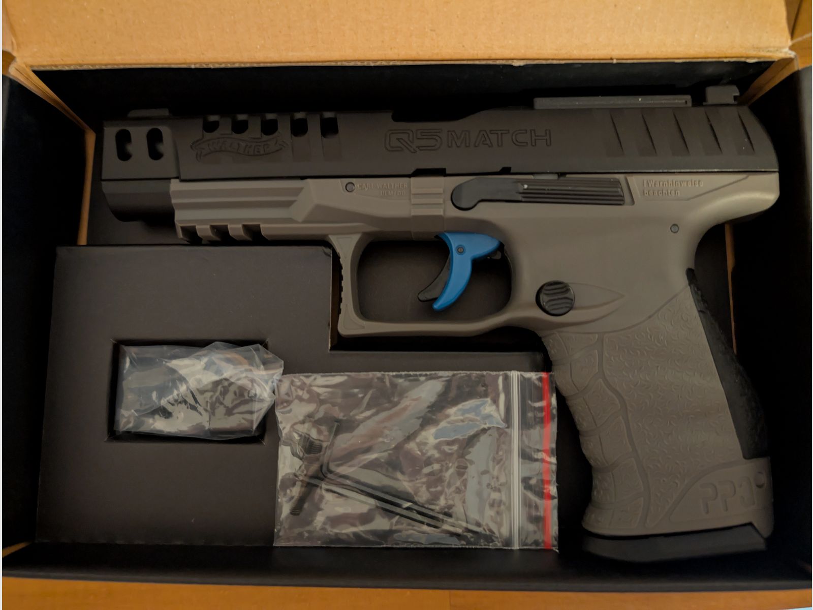 Umarex Walther Q5 Match Combo 5" CO2 NEU