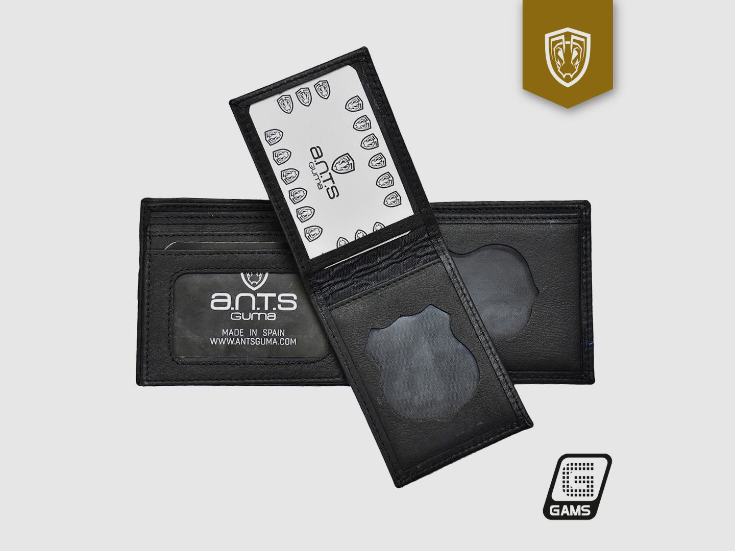 Cartera Ants horizontal porta credencial blueline, imagen 5 de 8