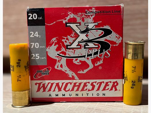 Winchester X3 Plus Competition Line- 20/70 - 24g - No. 7.5 (2.4mm) - Lead