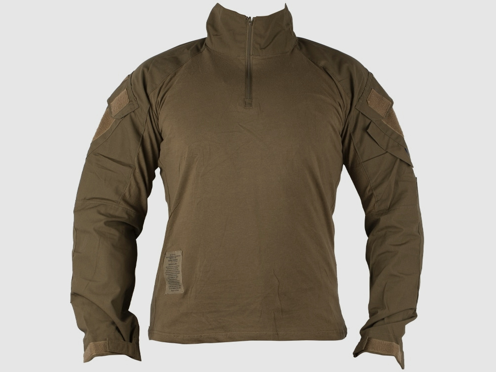 Delta Six Tactical Oberteil Frog Suit / Combat Shirt V3 mit Protectoren (Coyote / Desert Tan)