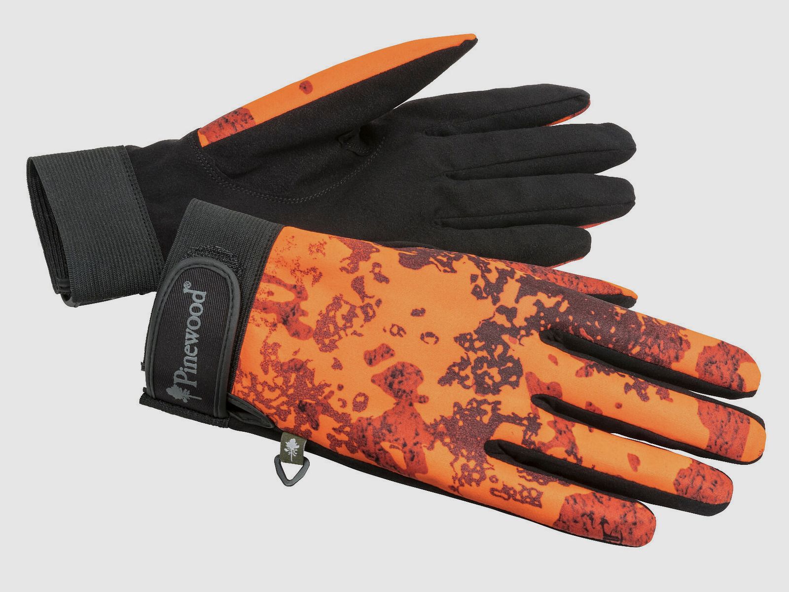 PINEWOOD® THÜRINGEN CAMOU 1109 Gloves – Strata Blaze/Black, image 4 of 6