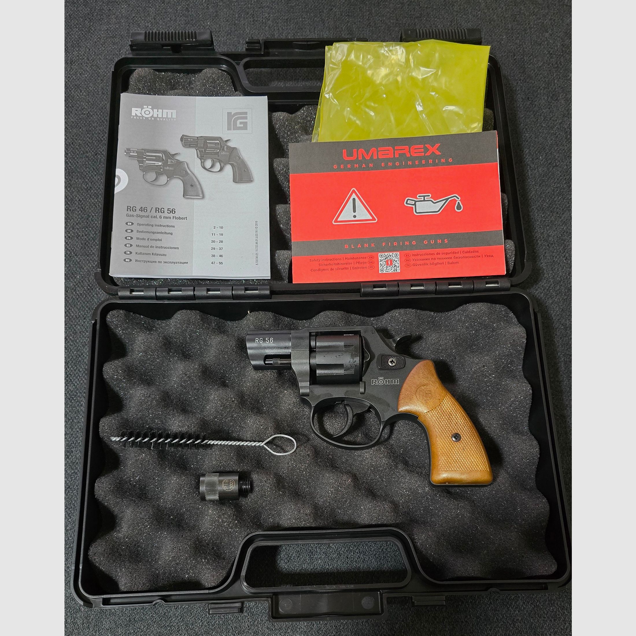 Röhm RG 56 6mm Flobert New Year's Eve blank firing gun