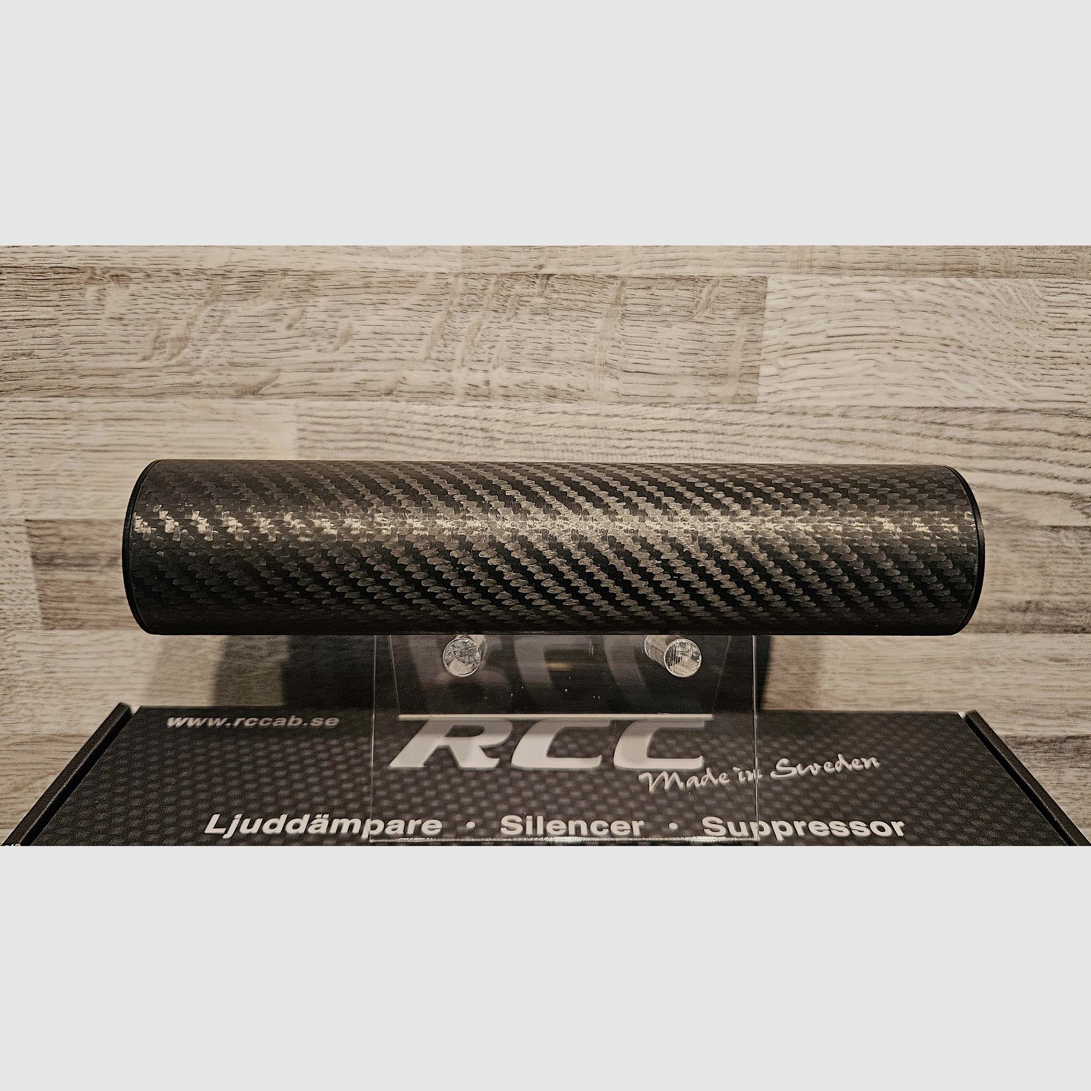 Silenciador Overbarrel RCC Carbon 50 Hunter Cal. .30 Rosca M15x1 - Producto nuevo del comercio especializado