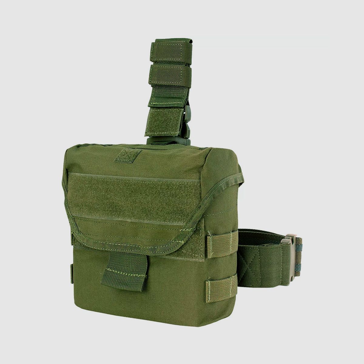 CONDOR USA – MA38 poche de délestage militaire MOLLE pour cuisse Verte (Leg Drop Dump Pouch), image 1 sur 4