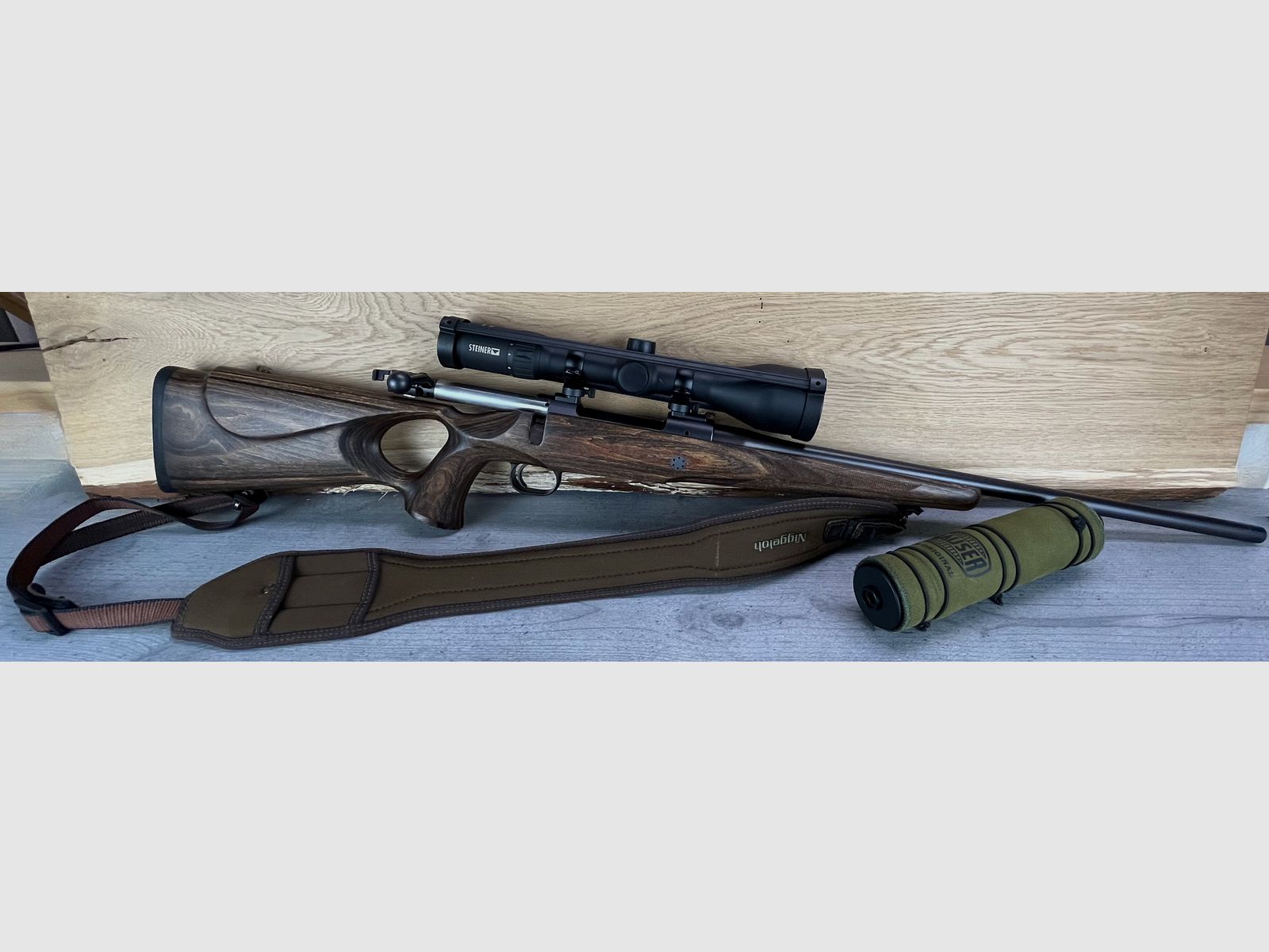 Mauser M12 "Max" cal.: 308Win + A-TEC Mauser silencer + Steiner Ranger 4 3-12x56