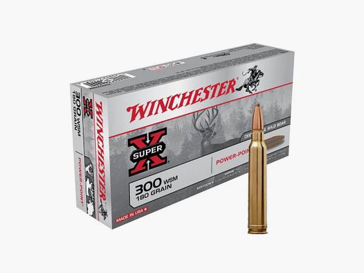 Balas Winchester Super X Power-Point 180 gr – Calibre .300 WSM