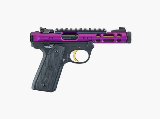 Ruger MARK IV 22/45 LITE .22 LR 4,4"/11,18CM ANODIZZATO VIOLA 1/2"-28