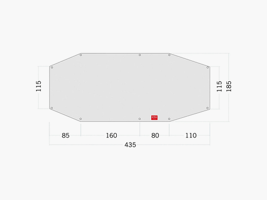 Tatonka Podkładka pod namiot Floor Sheet PE Alaska 3 biały