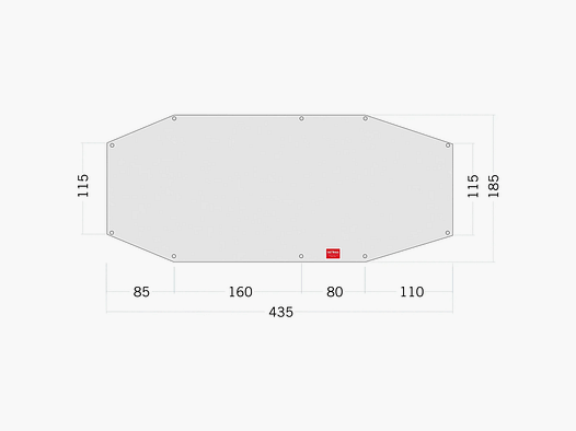 Tatonka Podkładka pod namiot Floor Sheet PE Alaska 3 biały