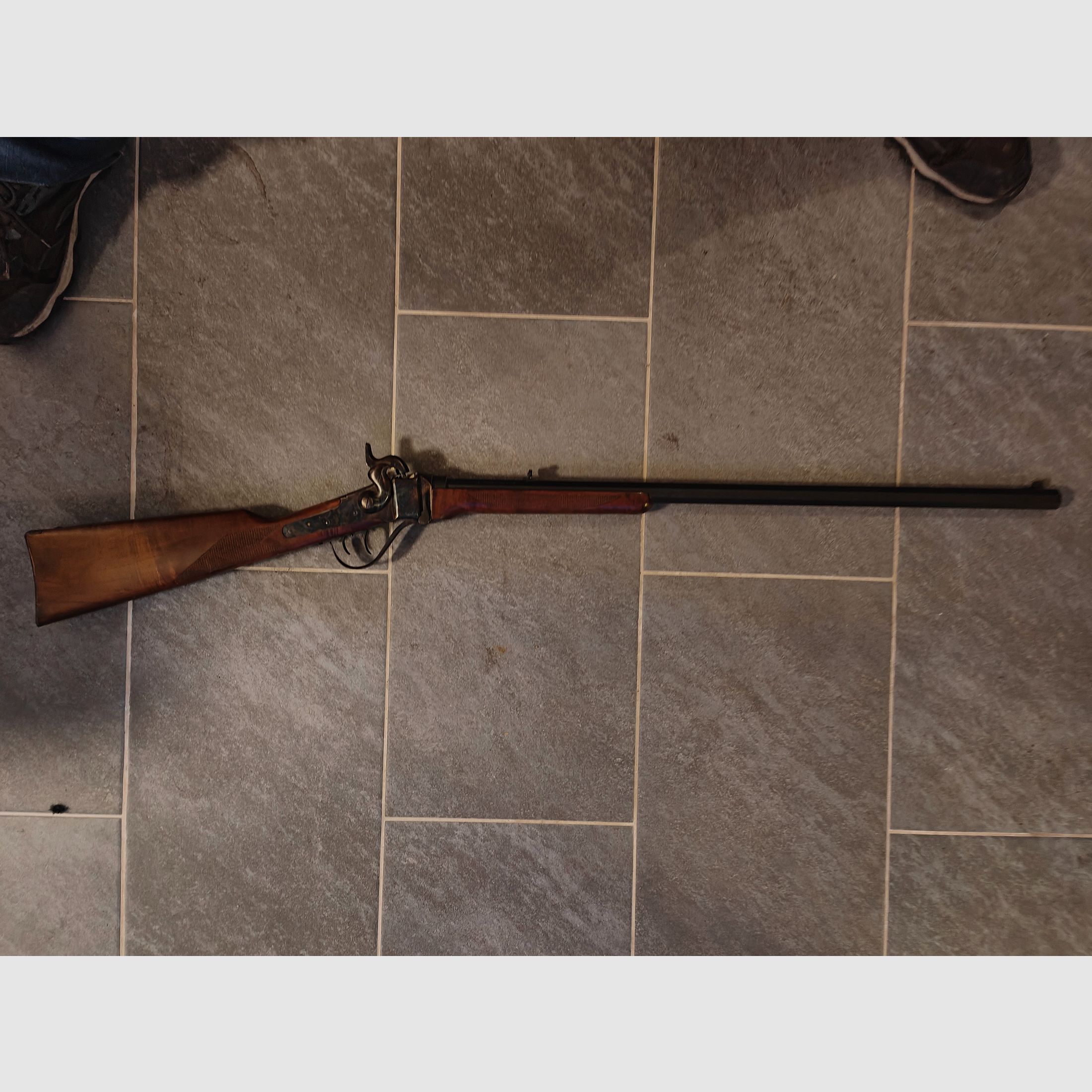 Pedersoli rifle de percusión Sharps Mod. 1859 Sniper 30" cal.45/70 perc. Longitud: aprox. 118cm Longitud del cañón: aprox. 74,5cm, Peso: aprox. 4,5kg