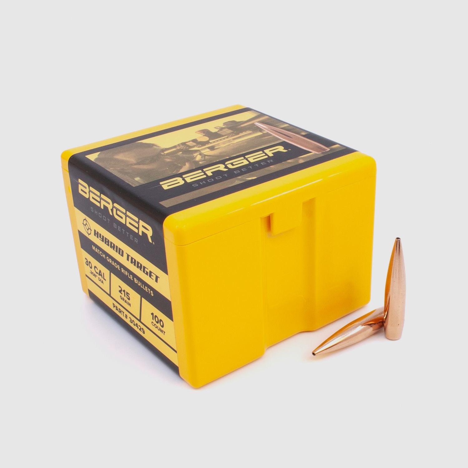 Berger Geschoss .30 Hybrid Target 215GR 100 Stück