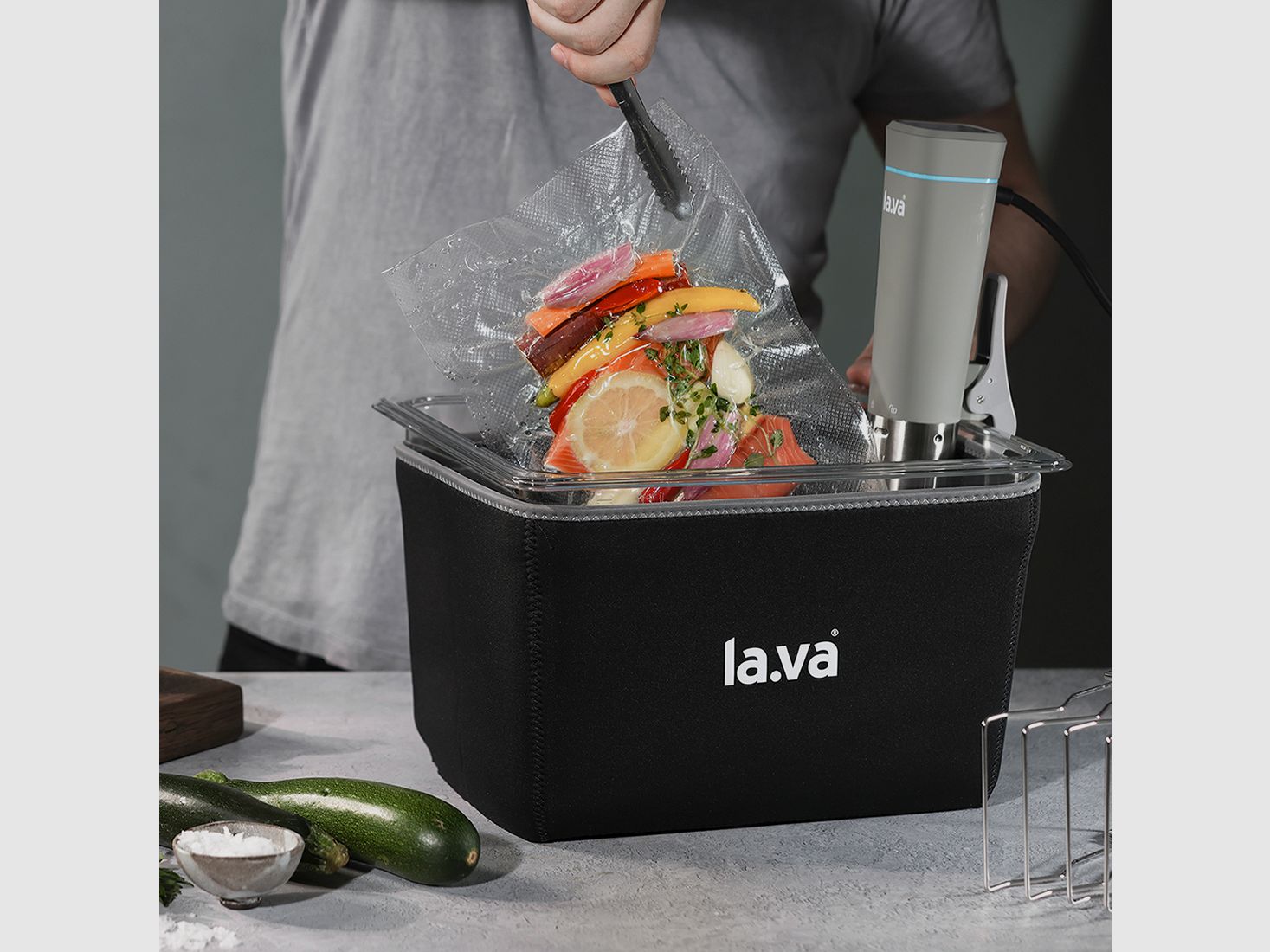 XXL Sous-Vide Set Edelstahl, Bild 2 von 2