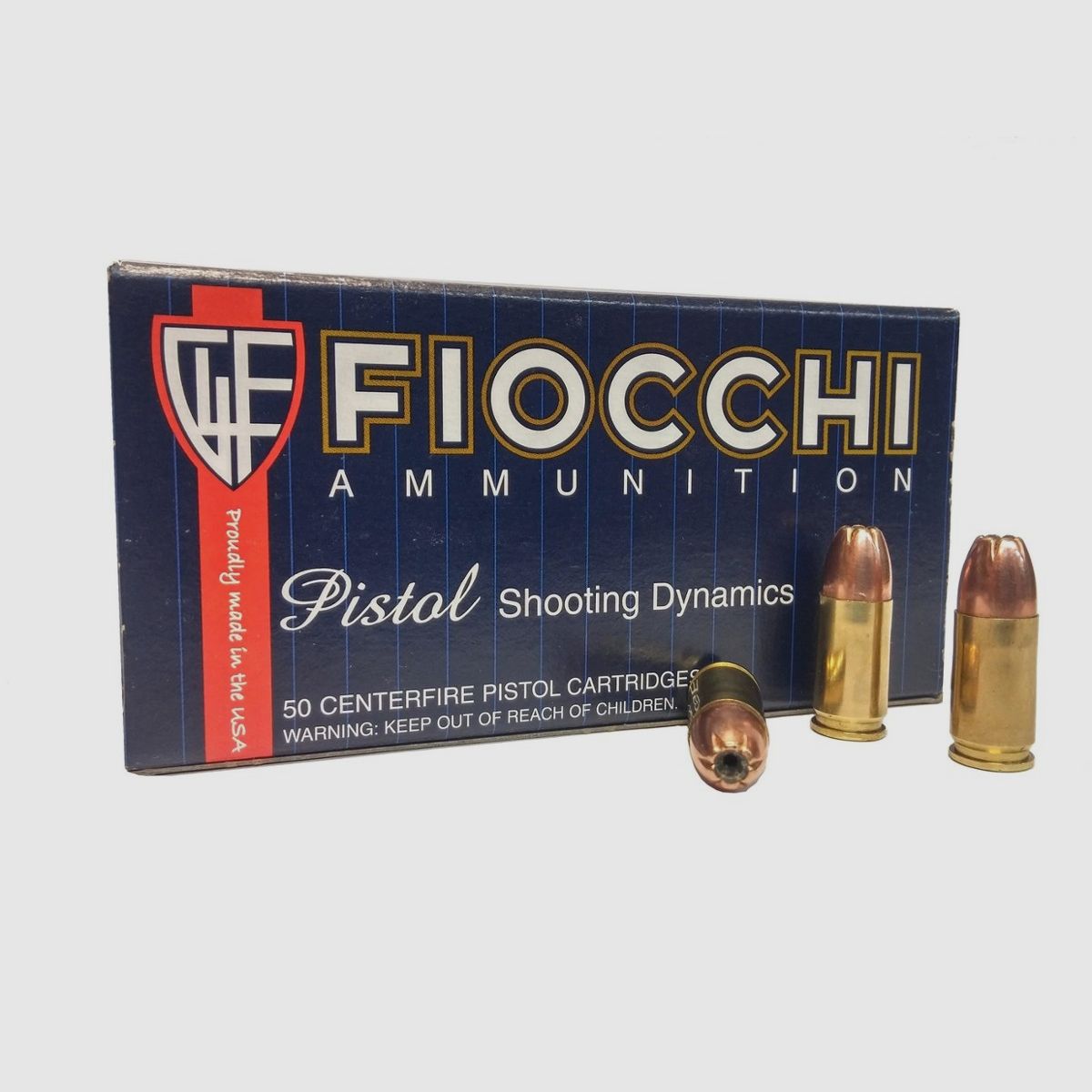 Amunicja FIOCCHI 9 LUGER FMJ JHP 7,5g, zdjęcie 2 z 2