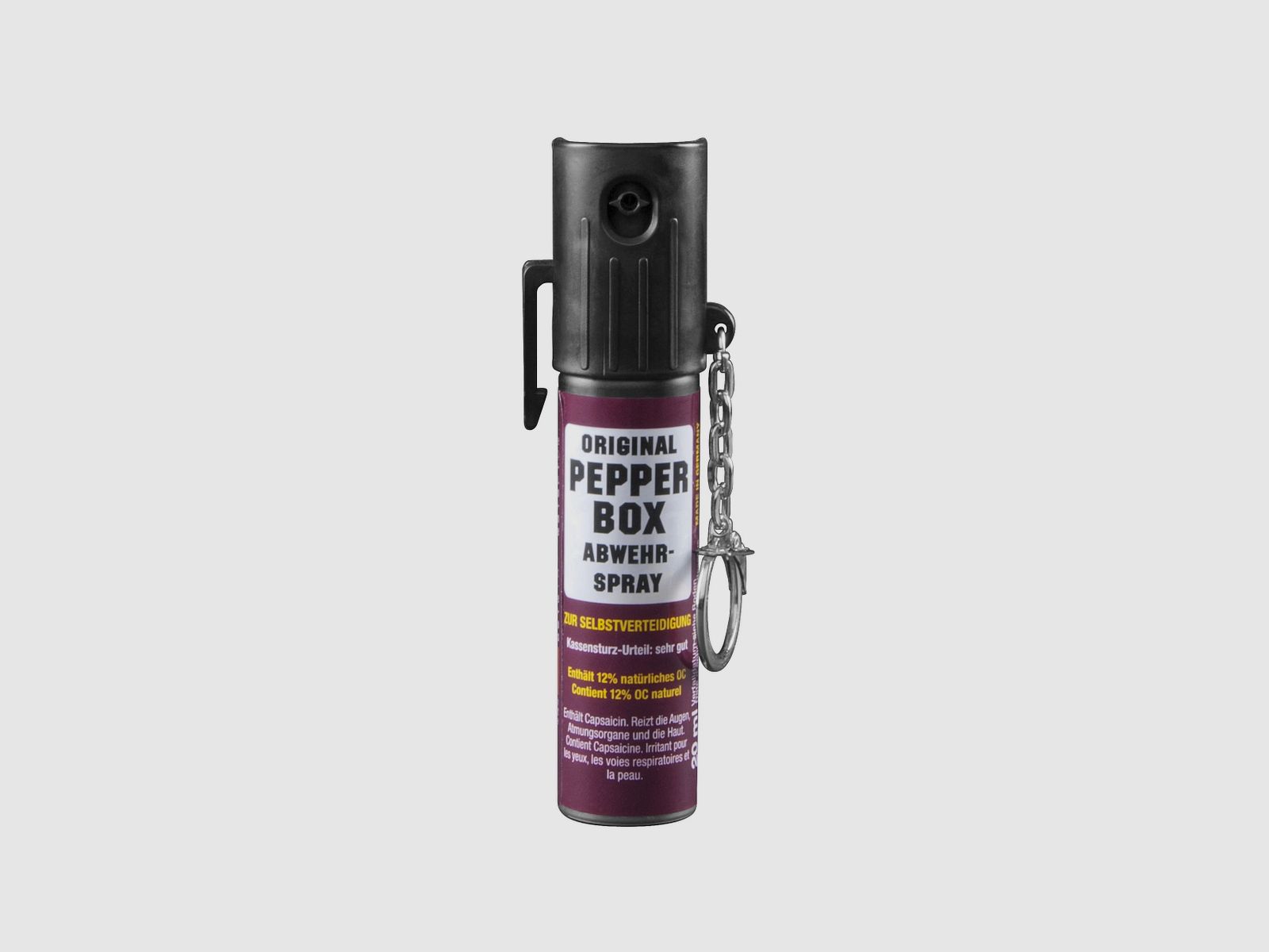 Pepper Spray Pepper-Box Lady with Keychain with Fog