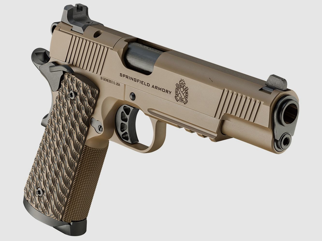 1911 TRP 5" AOS Custom Cerakote Coyote Braun, Bild 4 von 4