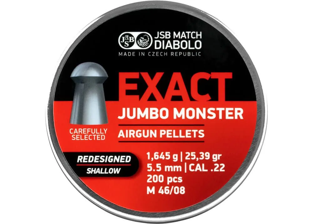 JSB Jumbo Exact Monster Redesigned Shallow 5,52 mm 25,39 gr