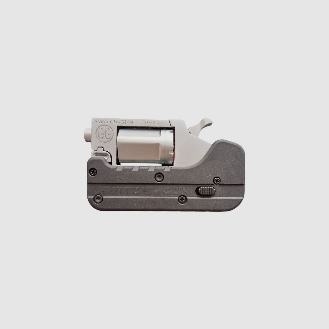 lifecard - Switch Gun Derringer - Single Action Folding Revolver - Modellwaffe! <0,5 Joule