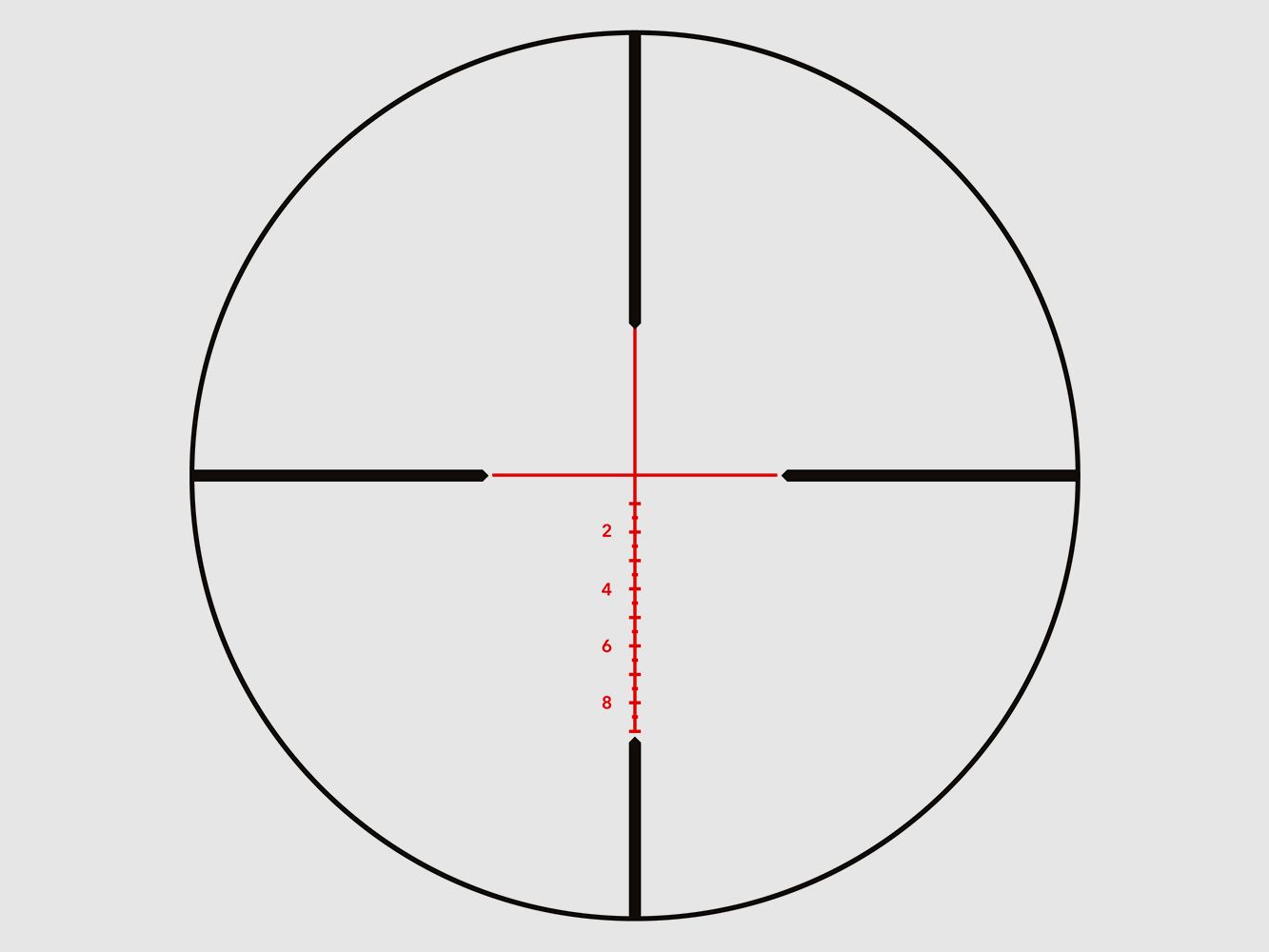 GPO riflescope Spectra 6x 3-18x56i BRi