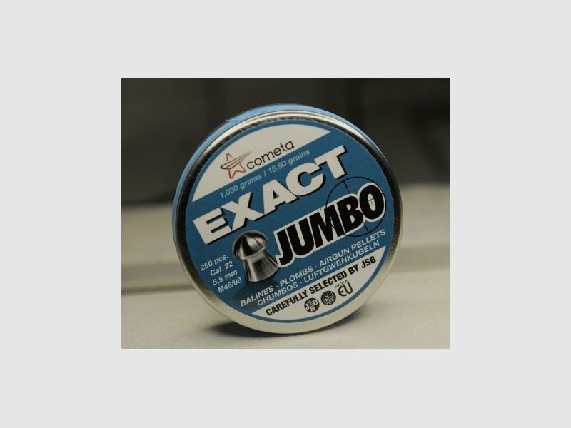 BALIN JSB EXACT JUMBO KAL. 5,5 MM 1,030 GRS - 15,90 GRAINÓW (250 SZT), zdjęcie 1 z 3