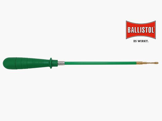 Ballistol stalen reinigingsstaaf kort met accessoires, Ø 7 mm (M5 interne schroefdraad)