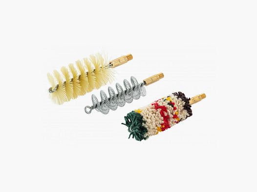 Set aus drei Spiralbürsten für Flinten