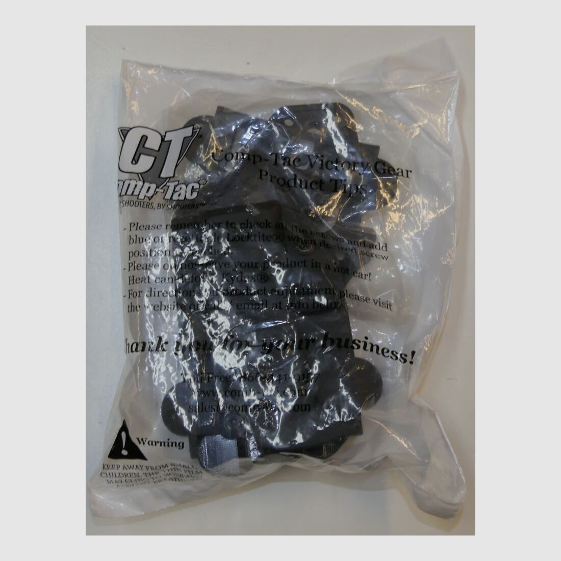 Holster COMP-TAC International KYDEX pour Glock 19/23/33 droit noir