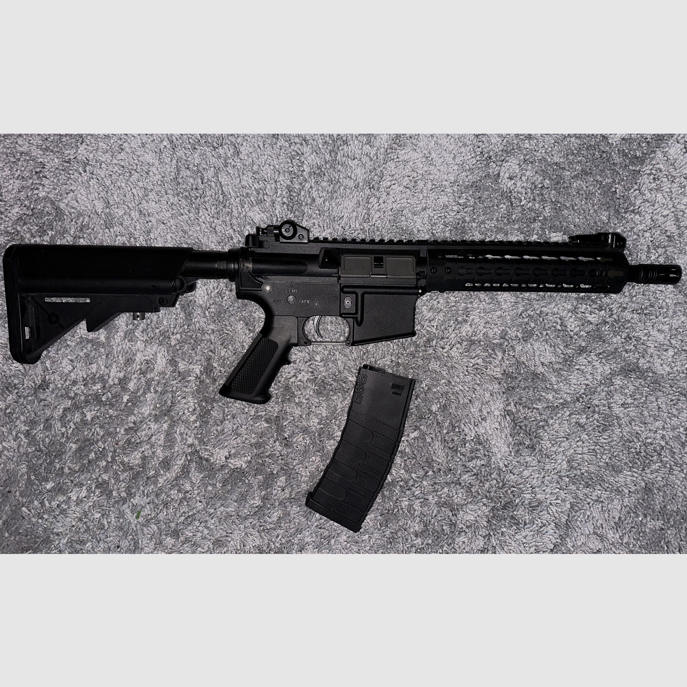 G&G CM15 KR CQB 8.5 Zoll AEG 0,5J 6mm - Black