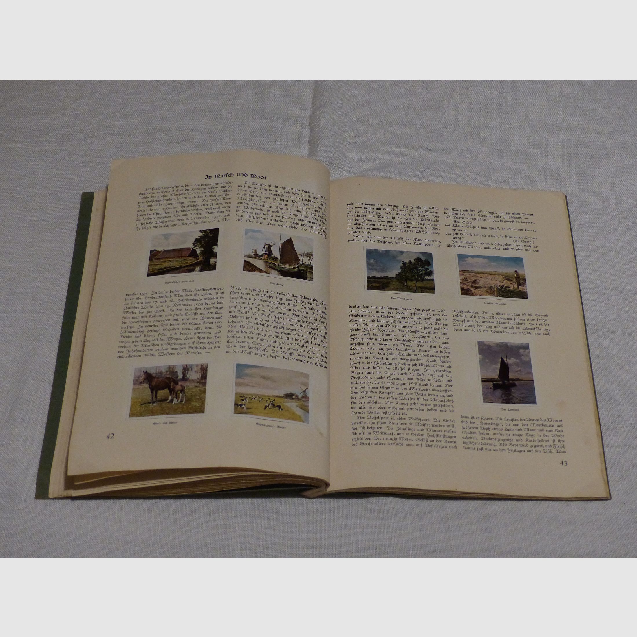 Complete sticker album on German soil 1935