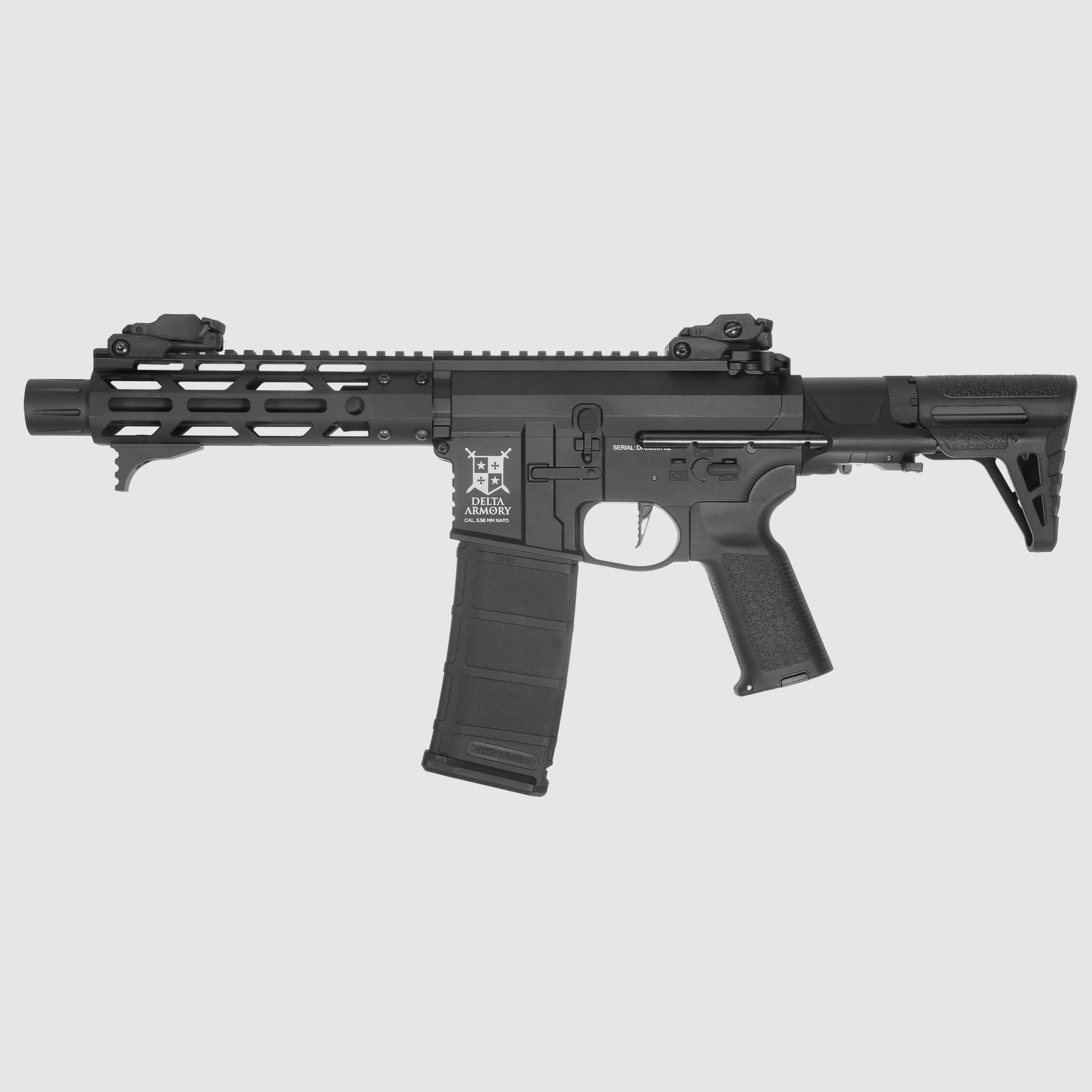 AR15 TALOS 3 PDW ALPHA EAGLE ETU Schwarz S-AEG Softair Gewehr Frei ab 18 Jahren | Delta Armory