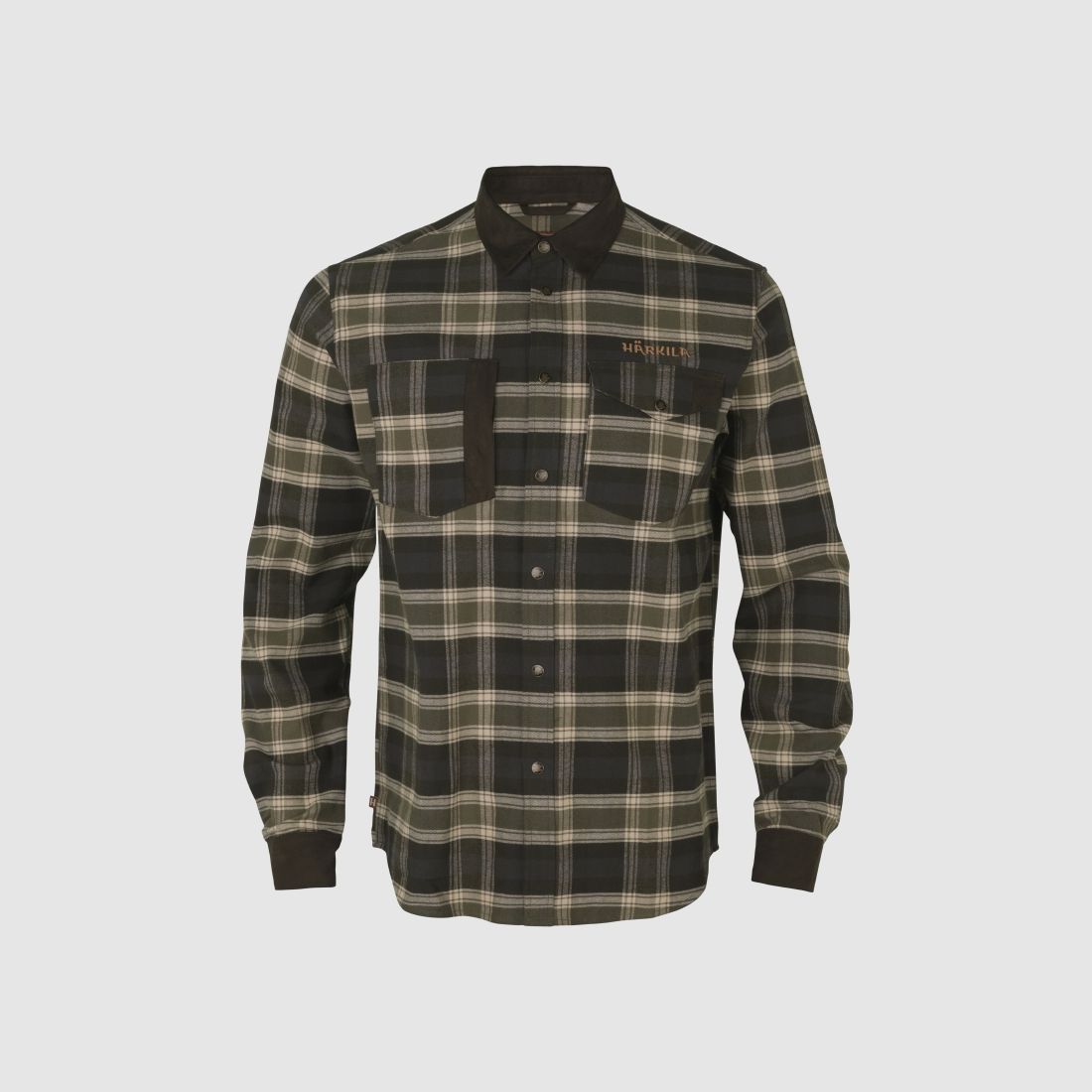 Härkila Aivak Olive Flanelowe Koszule dla Mężczyzn
