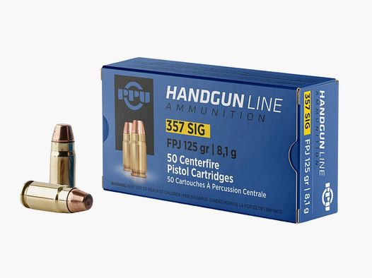 PPU .357 SIG 125gr 8.1g FPJ
