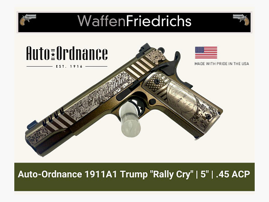 Auto-Ordnance 1911 A1 Trump 5" Rally Cry - Weapons Friedrichs