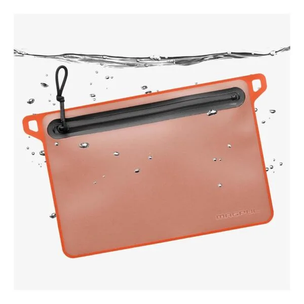 Magpul DAKA Pochette Étanche avec Fenêtre, Grande Orange