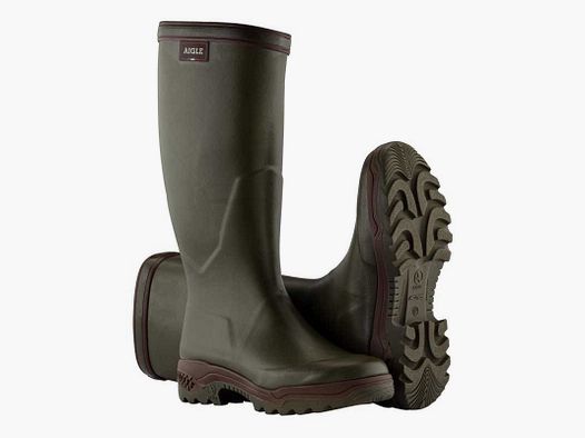 Bottes caoutchouc Parcours II kaki - Aigle - P41