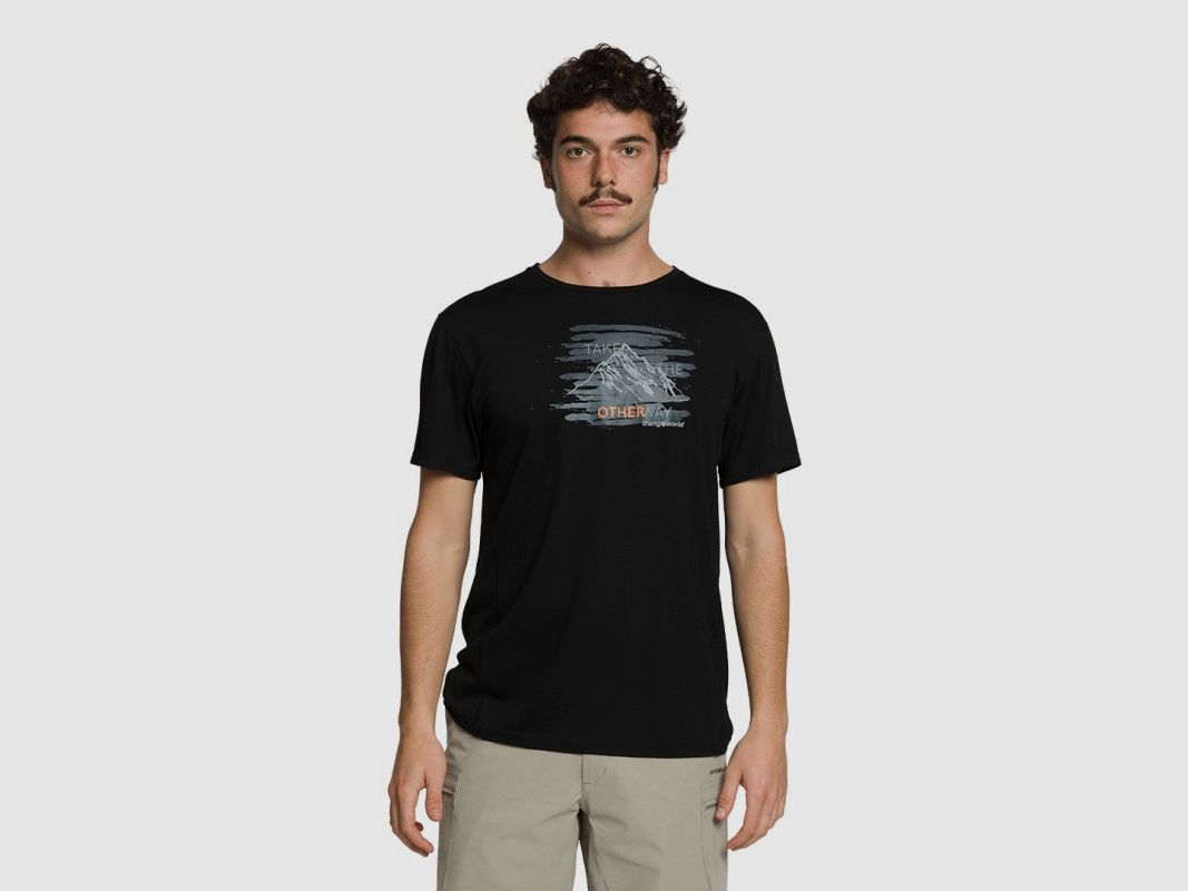 Trangoworld T-SHIRT ARVIEUX SCHWARZ, Bild 2 von 4