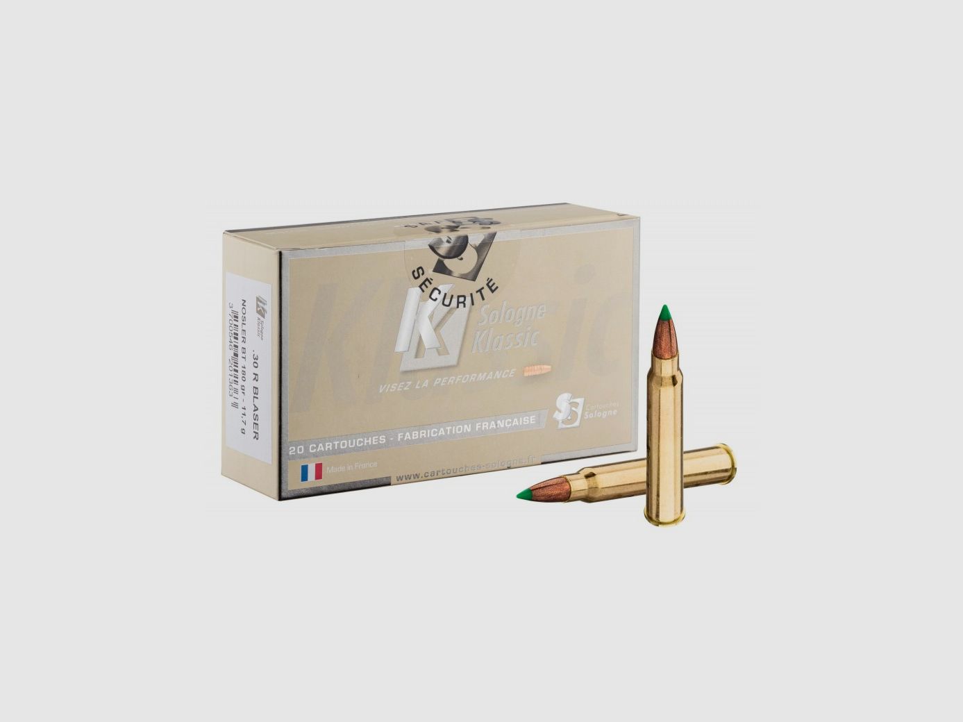 Zündhütchen-Patronen Sologne 30R Blaser