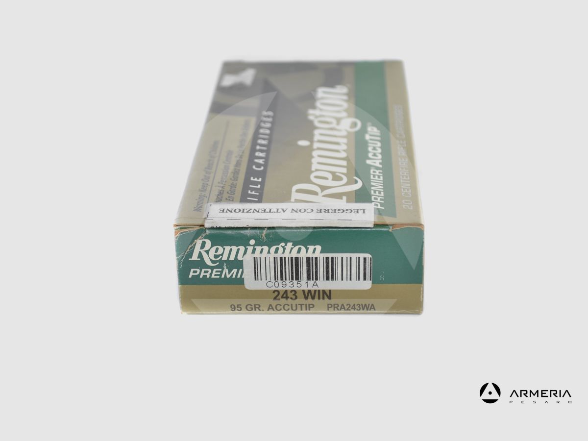 Remington Premier AccuTip Kaliber .243 Win 95 Grain – 20 Patronen, Bild 2 von 2