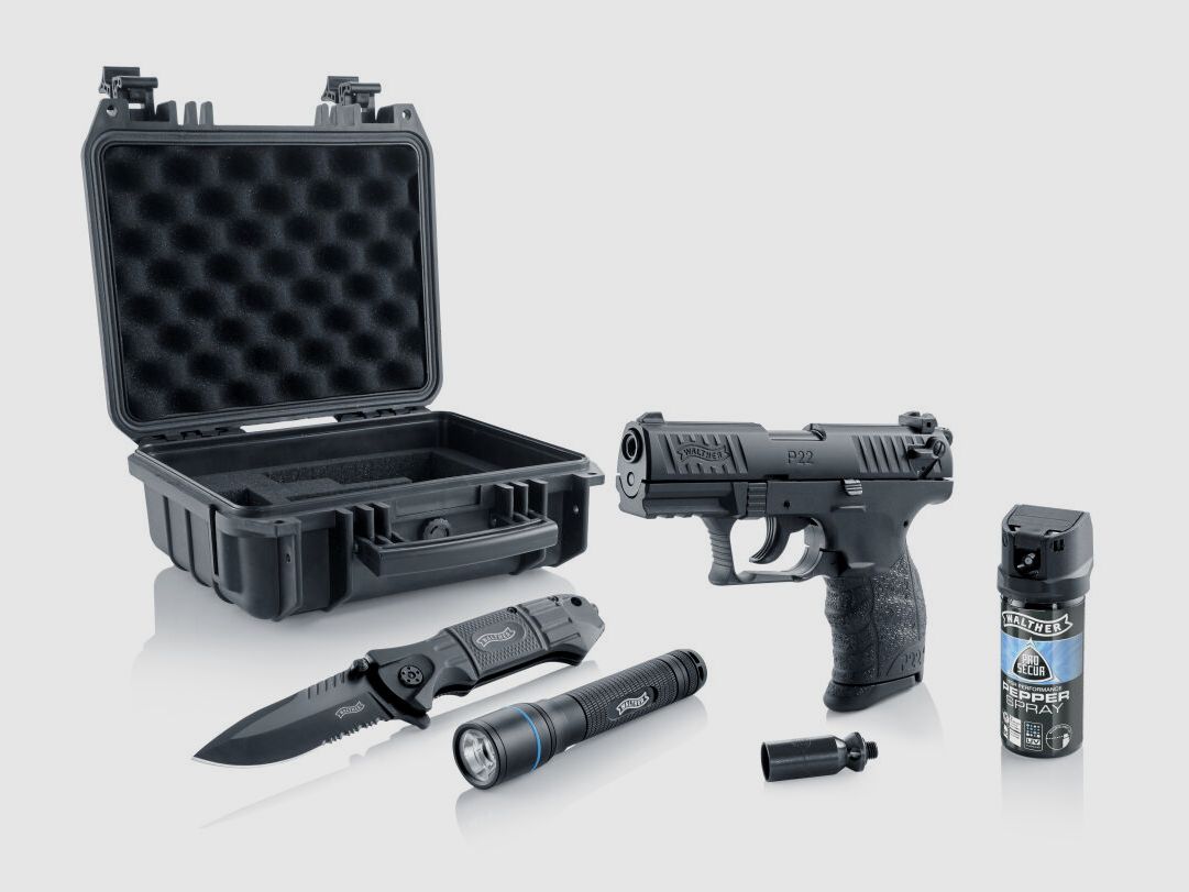 Walther (Umarex) Walther Schreckschuss Pistole P22Q R2D-Kit schwarz