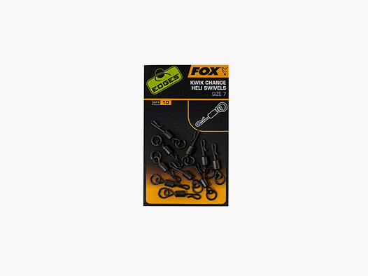 FOX – EDGES™ KWIK CHANGE HELI SWIVELS SIZE 7 (10 PCS)