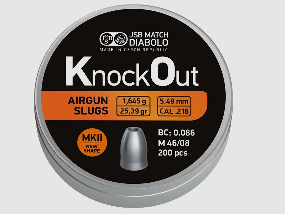 JSB Knock Out Slug MKII .216 / 5.49mm